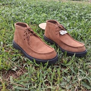 Men's Suede Mid Top Derby Shoe